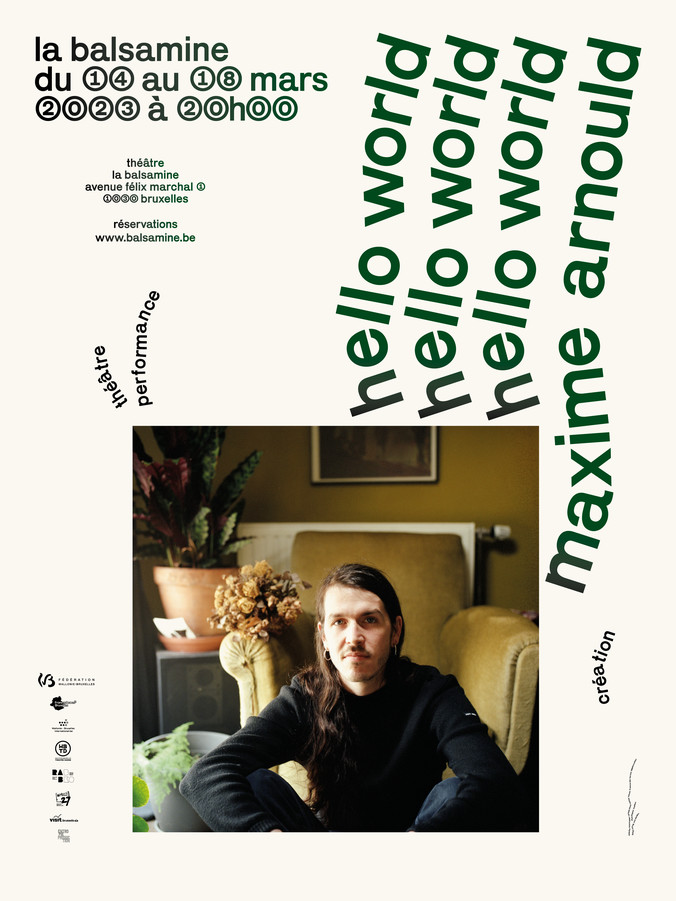 La Balsamine 2m2 poster for Hello World by Maxime Arnould © Kidnap Your Designer