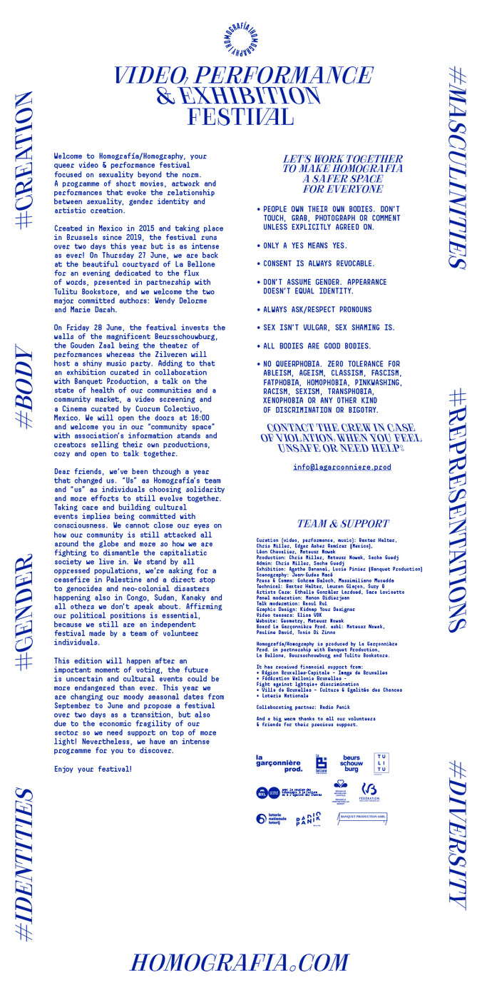 Homografía | Homography 2024 - program & map