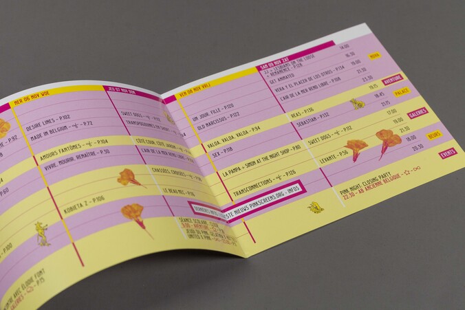 Pink Screens 2024 booklet program © pic by Anouk Boyer Mazal 